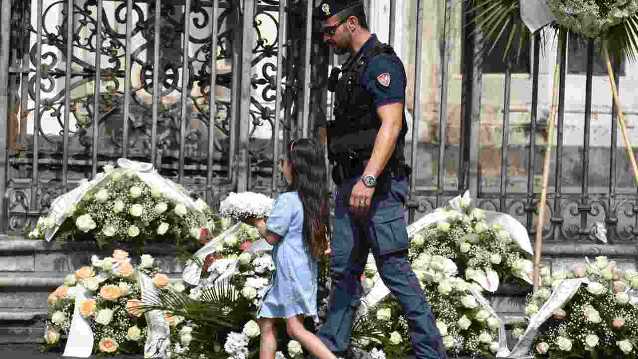 I funerali della piccola Elena, uccisa dalla madre Martina Patti