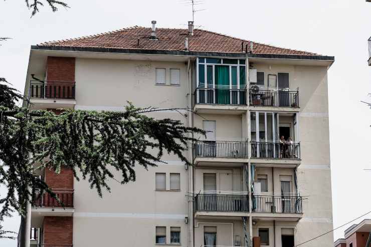 La casa in cui abitavano i coniugi