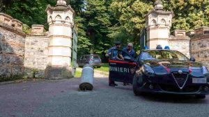 I rilievi dei carabinieri nell'abbazia di Vidor