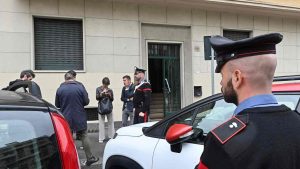 I carabinieri sul luogo del delitto